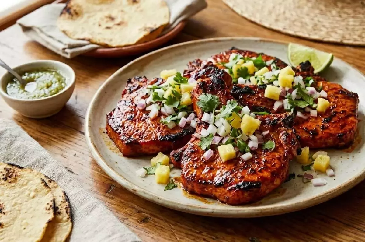 Secretos para chuletas de cerdo al pastor perfectas en 40 minutos