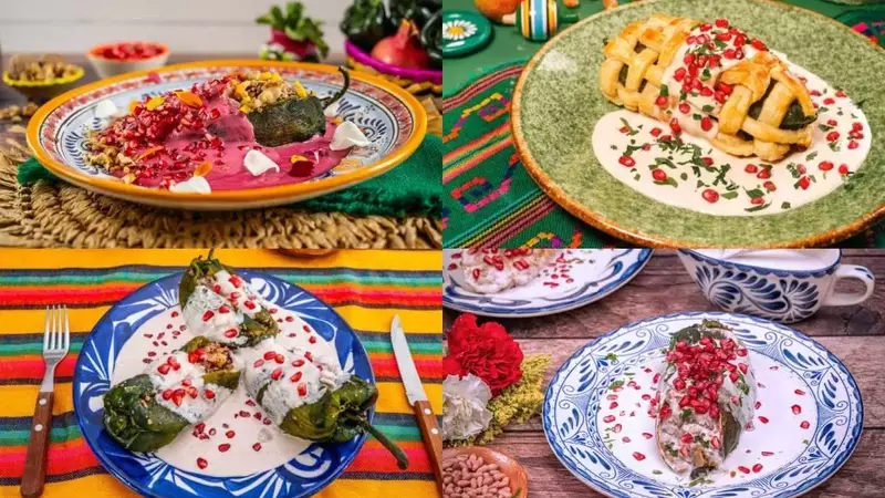 Cuatro Deliciosas Variaciones de Chiles en Nogada: Recetas Fáciles para Celebrar