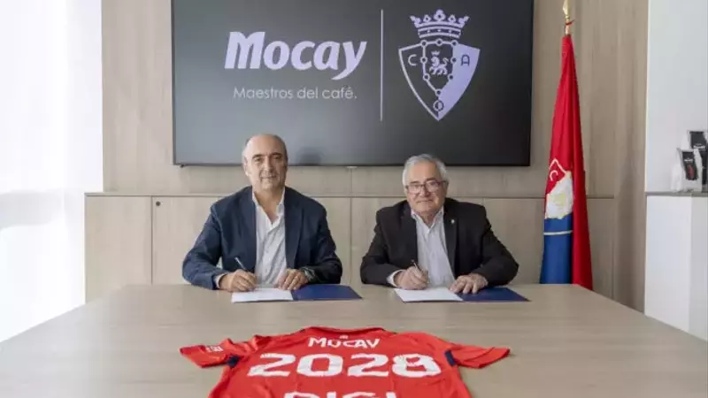 Mocay se une al Club Atlético Osasuna como patrocinador oficial