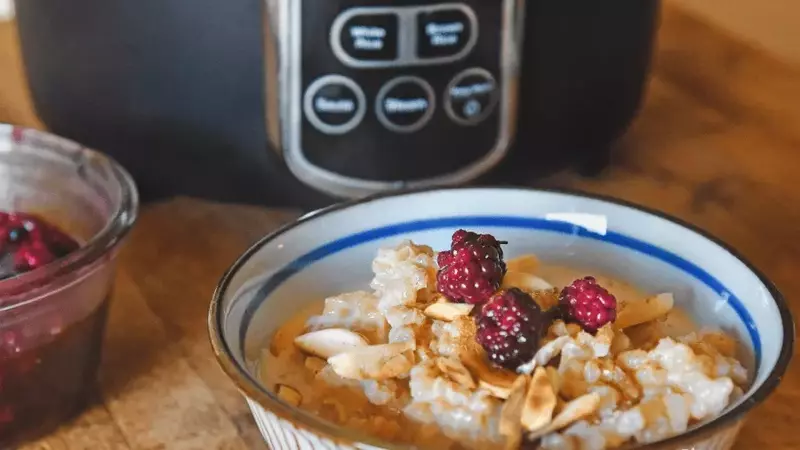 Arroz con Leche Cremoso con Amazake y Bayas Fermentadas
