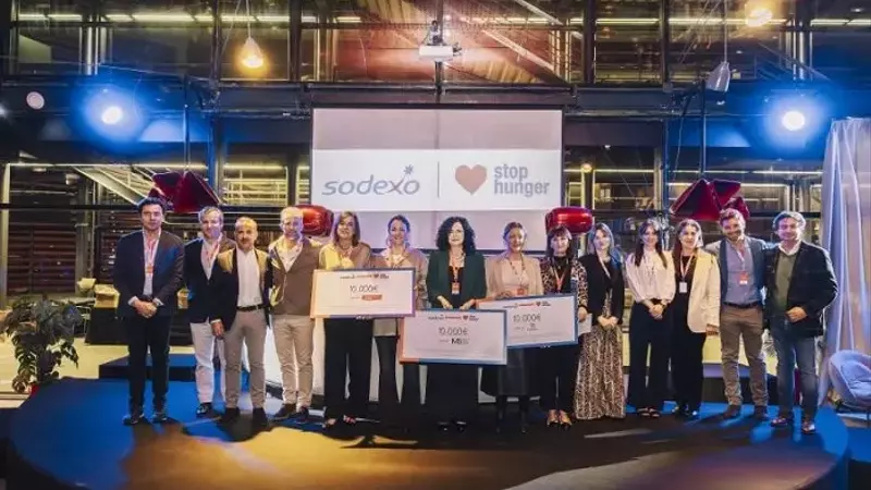 Sodexo recauda más de 30.000 euros para combatir el hambre con su iniciativa solidaria "Kilómetros Solidarios"