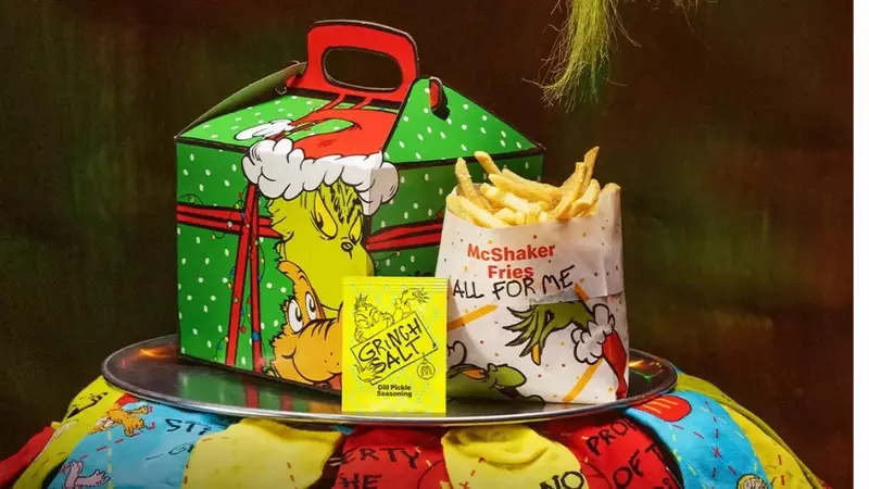 McDonald's Lanza el Novedoso Menú del Grinch para la Temporada Festiva
