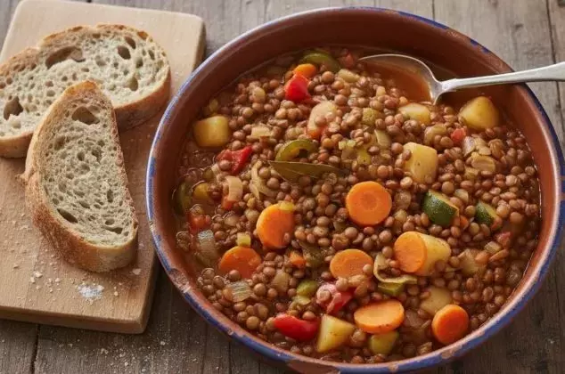 Lentejas a la Jardinera: Una Receta Nutritiva y Sencilla en Seis Pasos