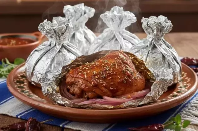 Mixiotes de Pollo a la Cerveza: Un Festín de Sabor con Pocos Ingredientes