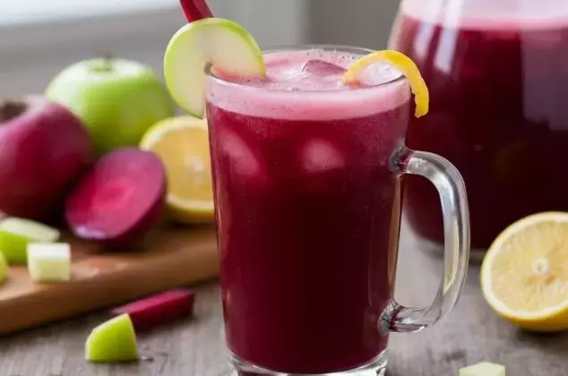 Jugo Refrescante de Remolacha y Manzana para Mejorar la Circulación