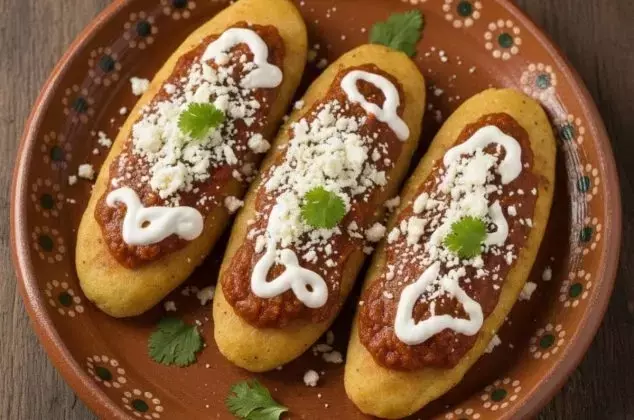 Descubre la Magia de los Tlacoyos de Papa en Salsa Roja: Una Receta Sencilla con Solo Ocho Ingredientes