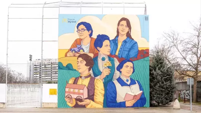 McDonald's celebra el talento femenino en el sector primario con mural inspirador