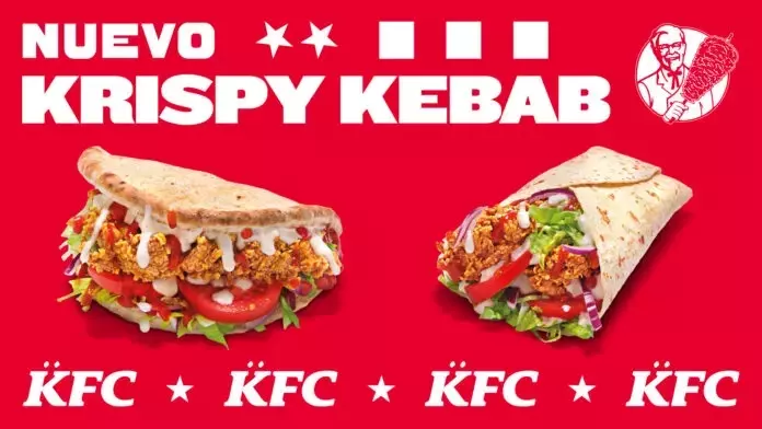 KFC Lanza Innovador Kebab de Pollo Frito en Edición Limitada