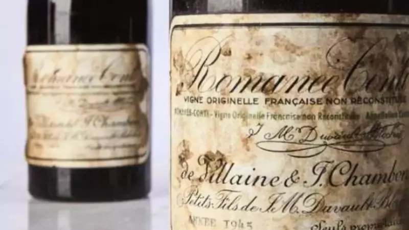 Un Vino Legendario de 1945 Establece un Récord Mundial en Subasta
