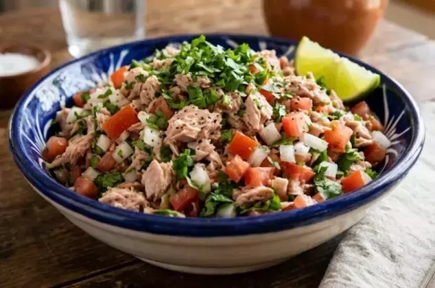 Prepara una Ensalada de Atún Mexicana Exquisita con Pocos Ingredientes