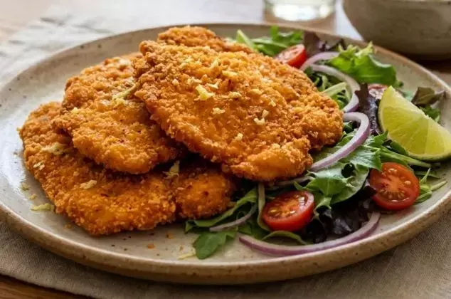 Milanesas de Pollo al Jengibre: Crujientes y Rápidas