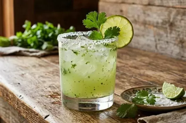 Margarita de Cilantro: Fusión Refrescante y Herbal para tus Eventos