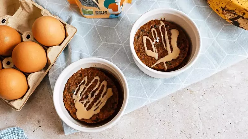 Mugcake de Chocolate, Café y Chía: El Postre Rápido y Saludable