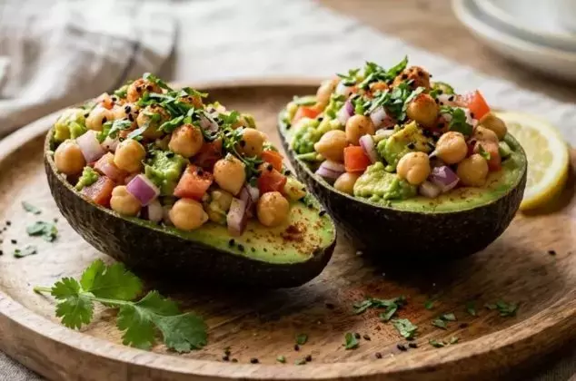 Aguacates Rellenos de Garbanzos: Una Receta Fácil y Nutritiva