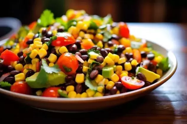 Deliciosa ensalada de frijoles: Una receta rápida y nutritiva