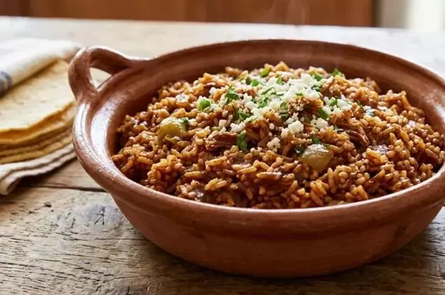 Tradicional Mole de Arroz Jalisciense: Sabor Histórico con Ingredientes Simples