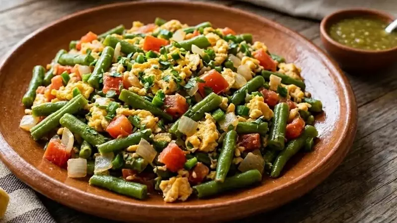 Deliciosa Receta Mexicana: Ejotes con Huevo en Minutos