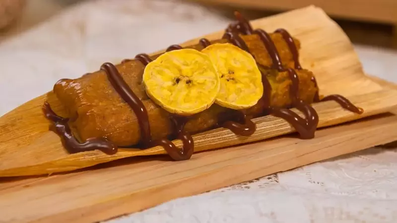 Tamales de Plátano Macho con Cajeta: Dulzura Tropical