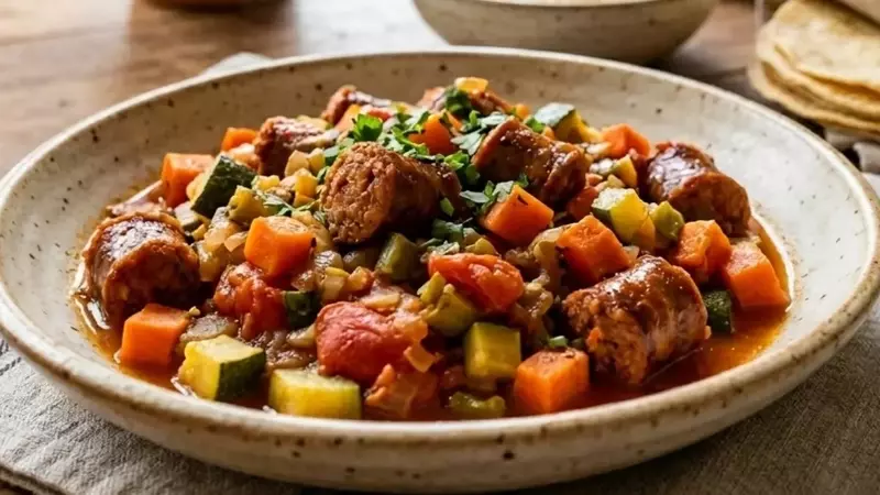 Longaniza a la Jardinera: Una Receta Rápida y Deliciosa