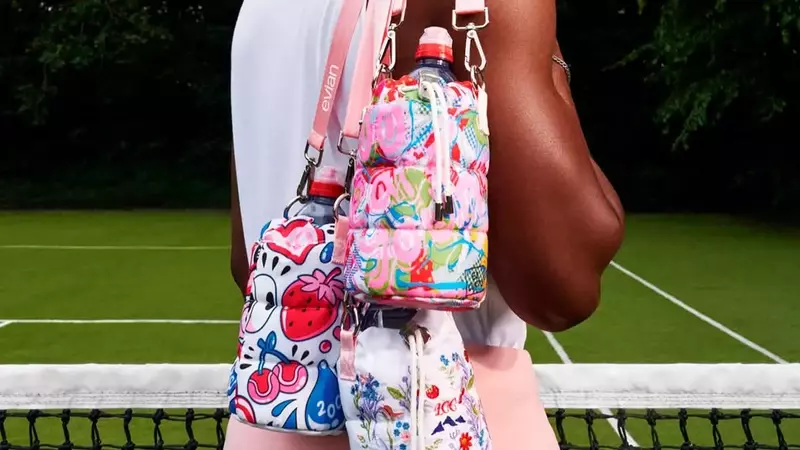 Evian celebra 200 años con una exclusiva colección artística de botellas para Wimbledon