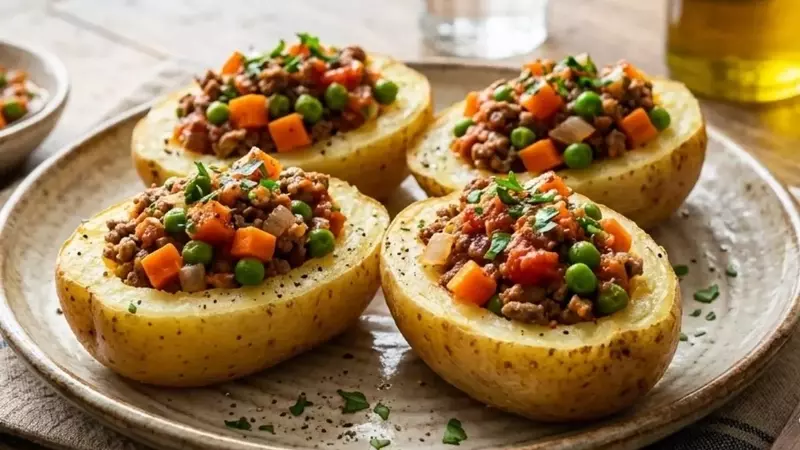 Exquisitas Patatas Rellenas al Estilo Jardinero: Una Receta Sencilla con Pocos Ingredientes