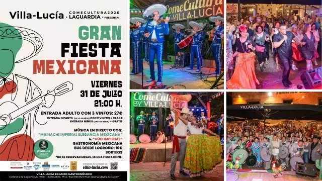 Noche de Alegría Mexicana en Villa-Lucía: Música, Sabores y Celebración