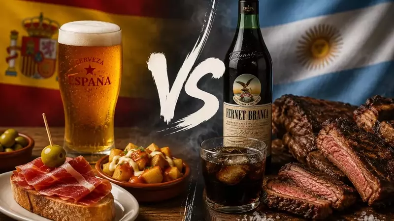 Duelo Gastronómico: España vs. Argentina en la Mesa Culinaria
