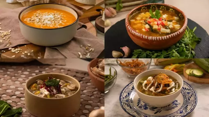 Cinco Recetas Reconfortantes de Sopas Calientes para Toda la Semana