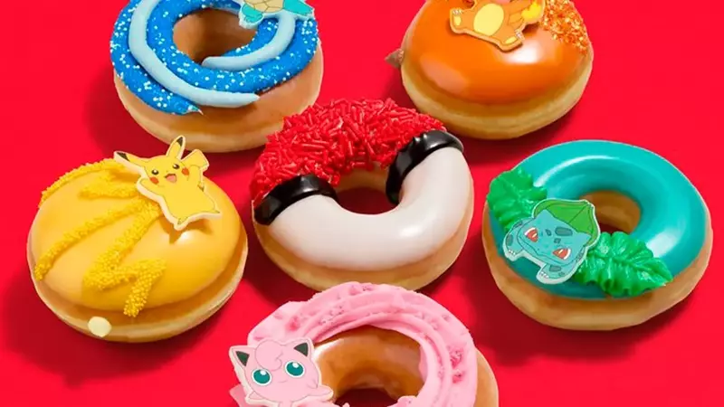 Krispy Kreme Lanza Donas Temáticas de Pokémon en Estados Unidos