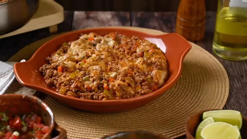 Plato Fuerte: Alambre de Carne Picada