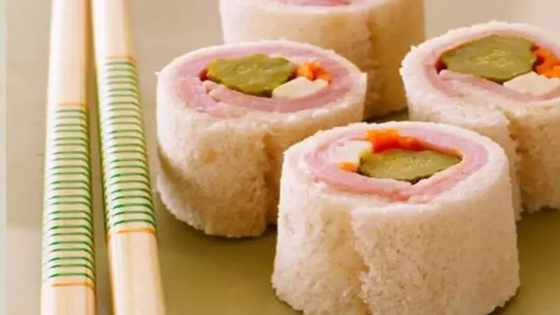 Innovador Sushi de Sándwich para la Lonchera Escolar: Una Receta Sencilla y Divertida