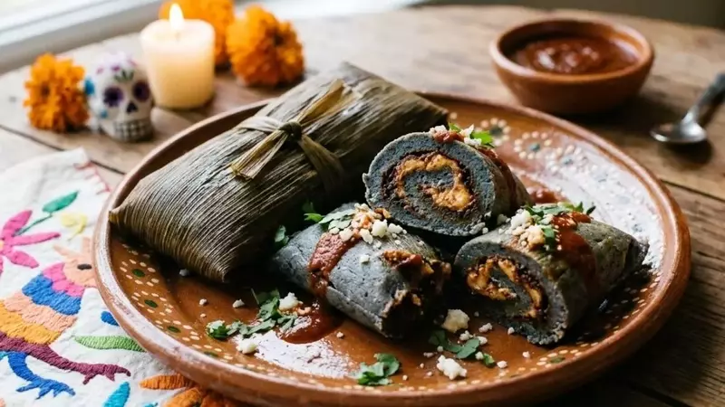 Descubre la Tradición del Tamal de Muerto: Una Receta con Maíz Azul