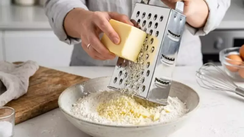 El Secreto Culinario: Ablandar Mantequilla Rápidamente con un Rallador