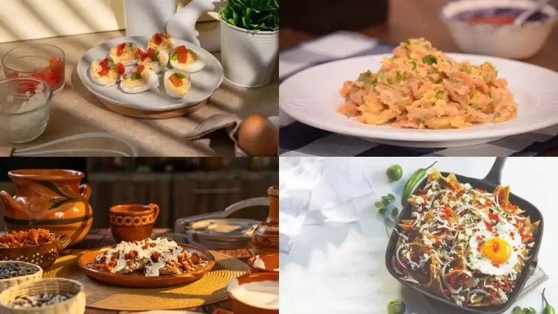 Delicias con Huevo: Cuatro Recetas Mexicanas Imprescindibles para tu Mesa