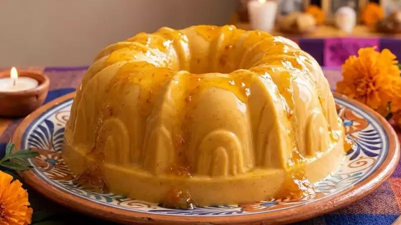 Gelatina de tres leches y cempasúchil: El postre viral que fusiona tradición y sabor otoñal