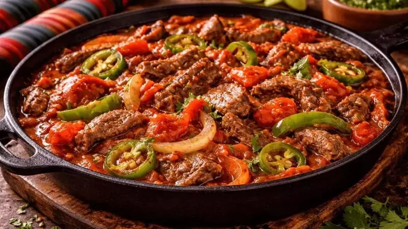 Exquisito Bistec Ranchero en Salsa Roja: Una Receta Casera Infalible