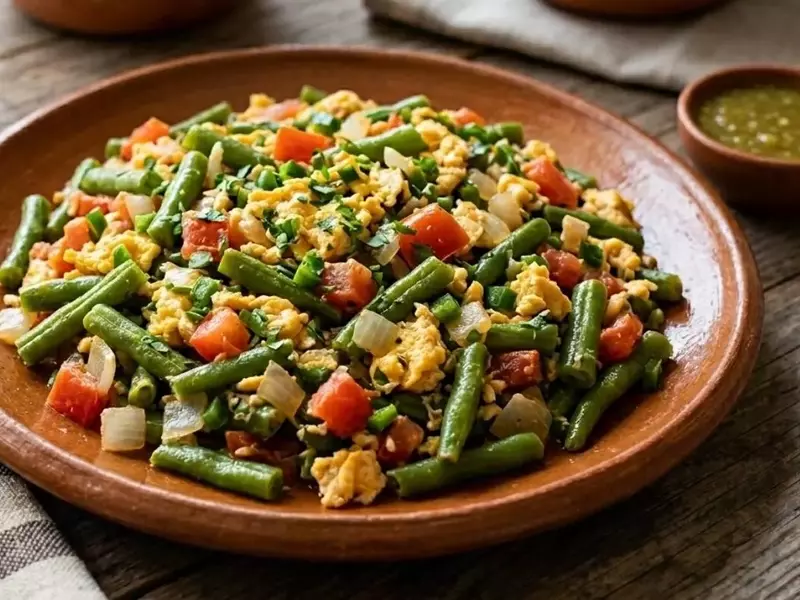 Deliciosa Receta Mexicana: Ejotes con Huevo en Minutos